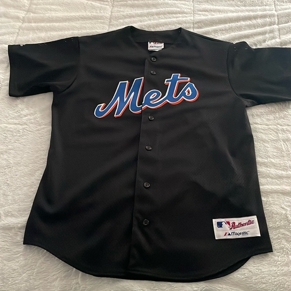 Majestic Other - Vintage New York Mets Black Authentic Collection Majestic Athletic MLB Jersey